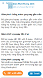 Mobile Screenshot of gianphoithongminh.com